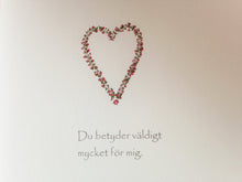 Load image into Gallery viewer, Dubbelvikt kort, Artikelnr: 1517 (6st/fp)